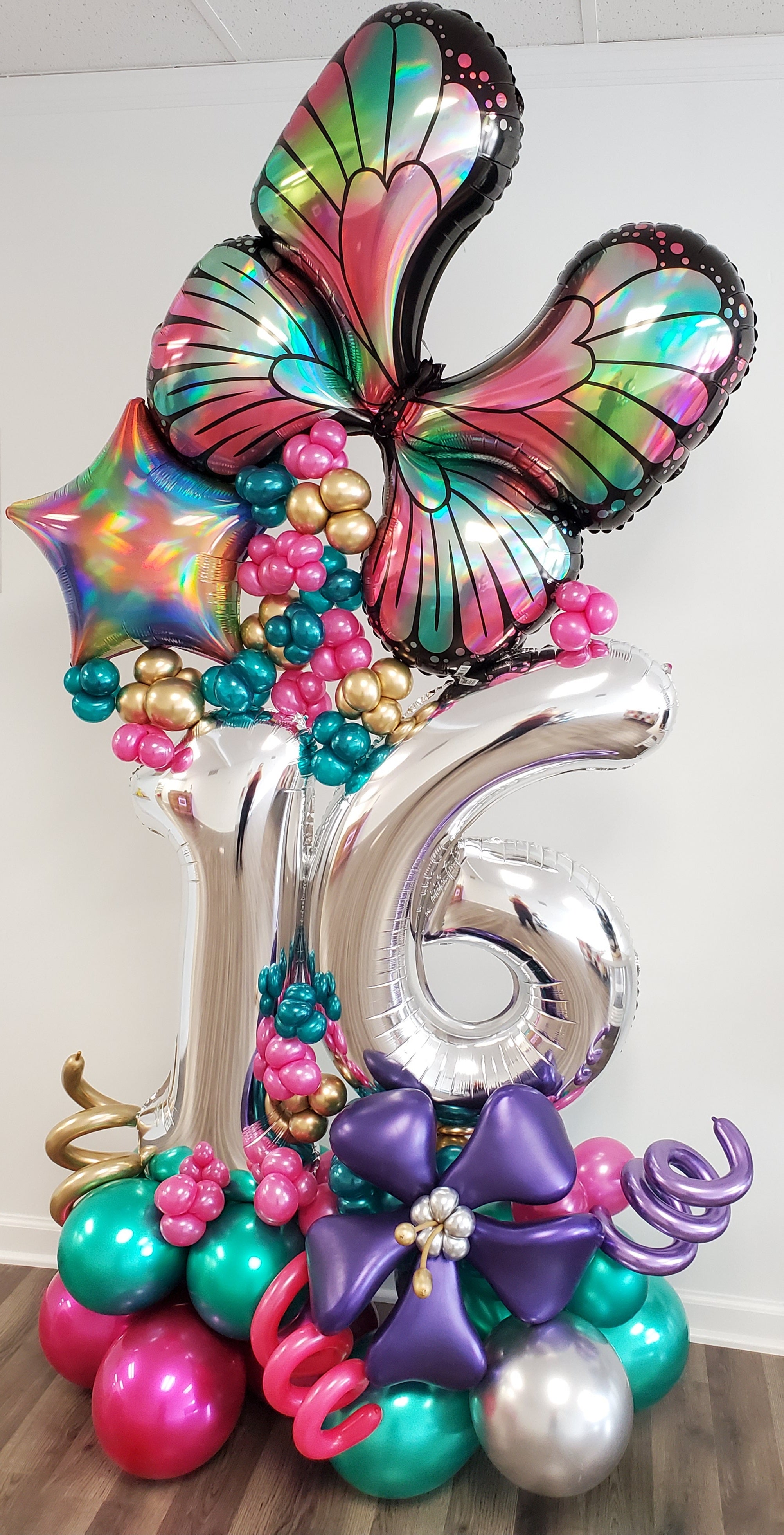 Buttlerfly Maxi Balloon Bouquet