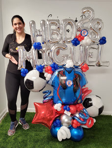 Soccer Theme Balloon Bouquet