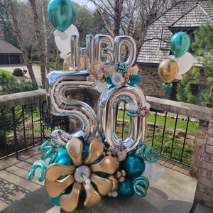 Flower Balloon Bouquet