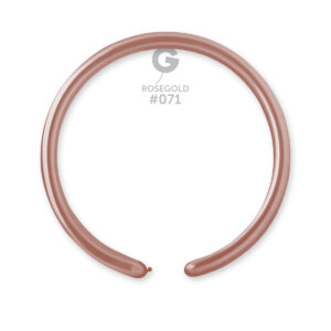 #071 Rose Gold Metallic Color 1/60 in