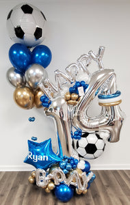 SOCCER BALLOON BOUQUET