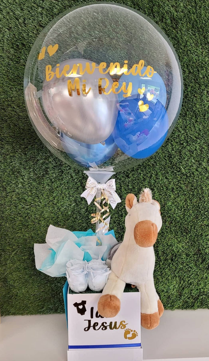 Welcome Baby Box Horse – Boga Balloons
