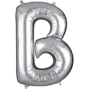 Letter B Silver 40in – 1 piece