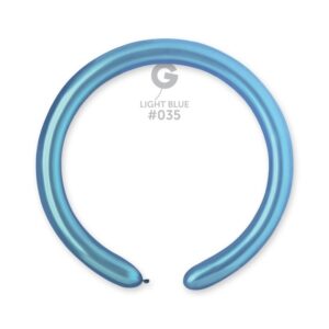 #035 Metal Light Blue Metallic Color 2/60 in