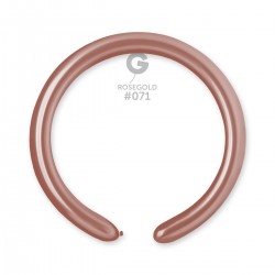 #071 Rose Gold Metallic Color 2/60 in